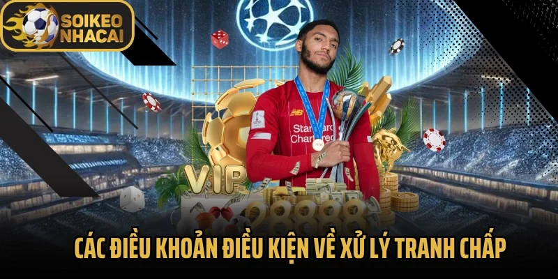 Các điều khoản điều kiện về xử lý tranh chấp