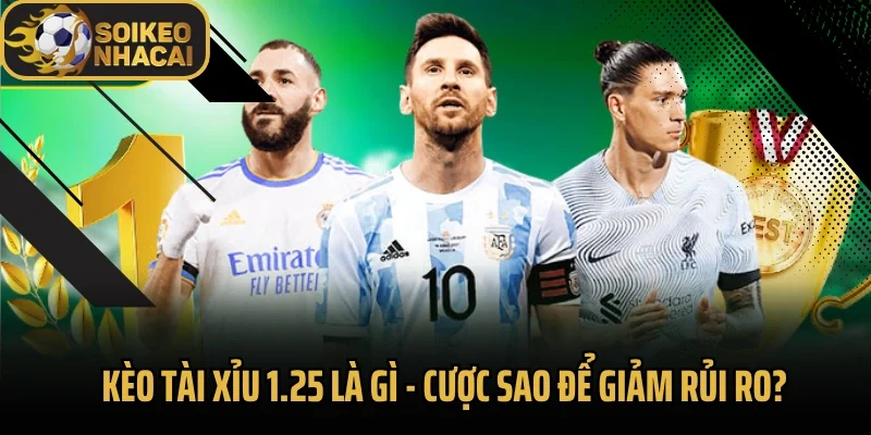 Kèo Tài Xỉu 1.25 Là Gì – Cược Sao Để Giảm Rủi Ro?