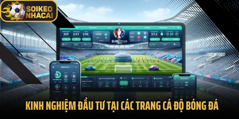 Kinh nghiệm đầu tư tại các trang cá độ bóng đá